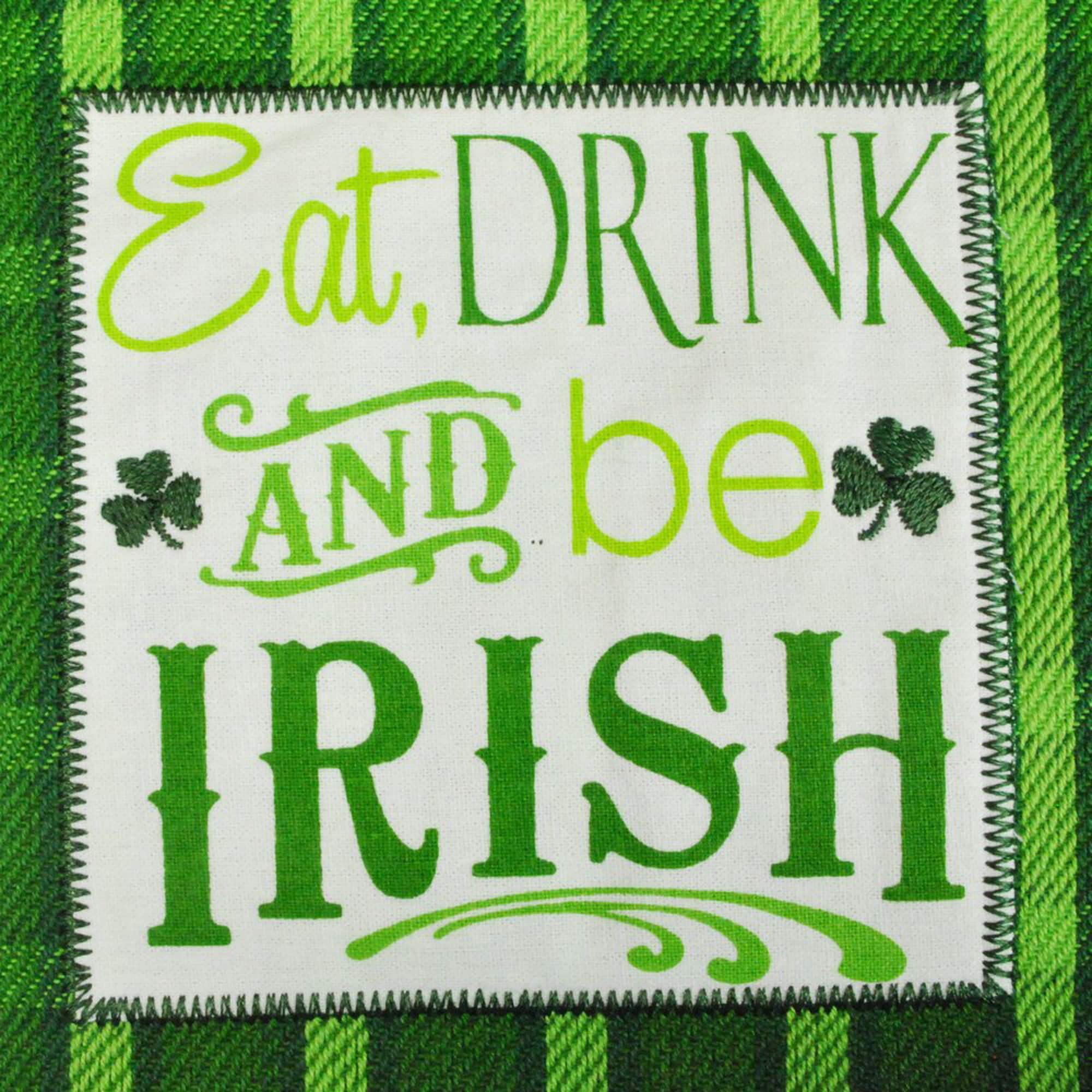 DII&#xAE; St Patty&#x27;s Day Embroidered Dishtowels, 3ct.